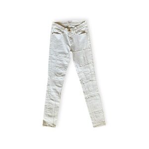 FRAME Denim Jeans Denim Le Skinny de Jeanne White Sz 26